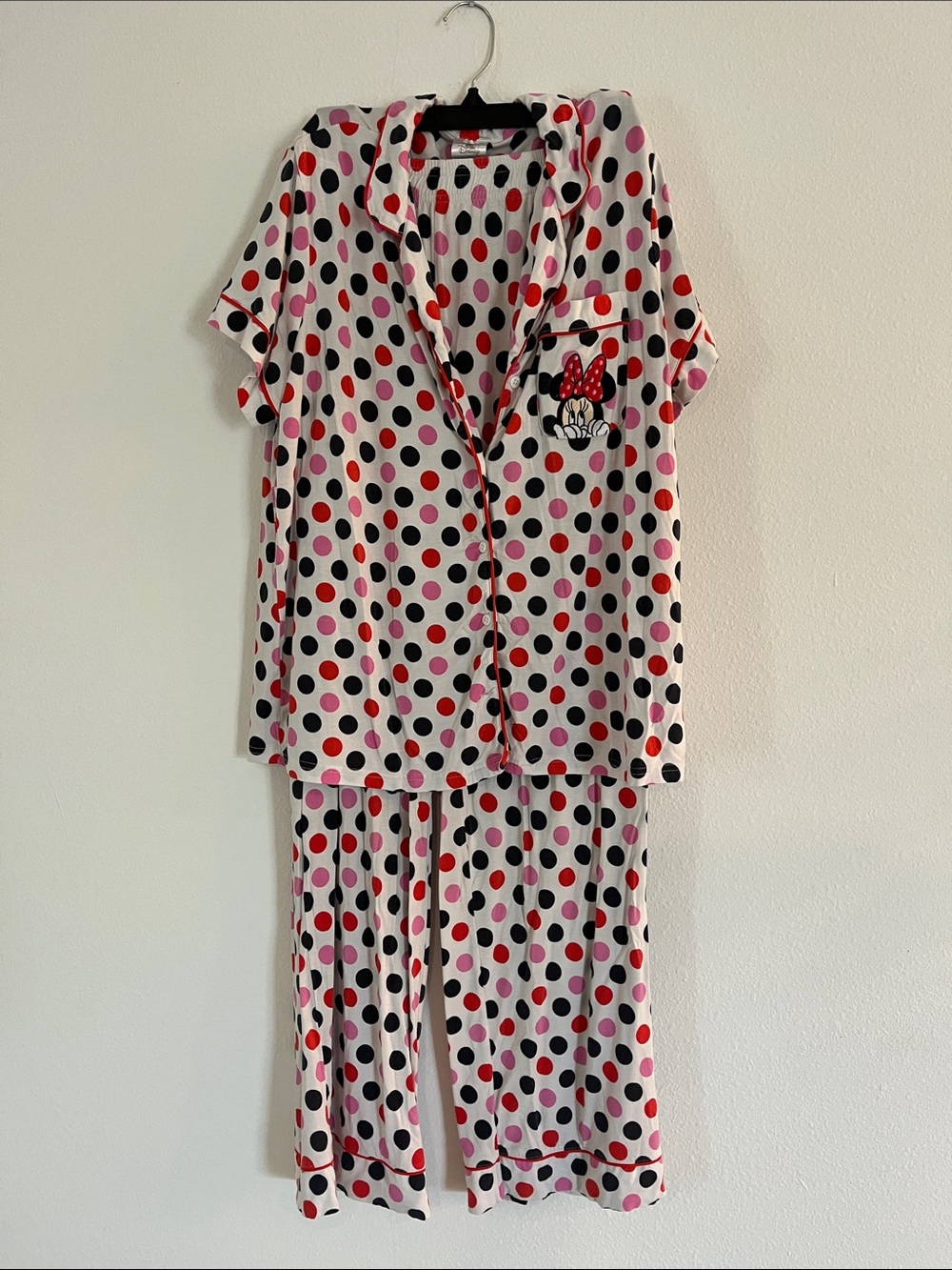 Disney Polka Dot Minnie Mouse Pajama Set